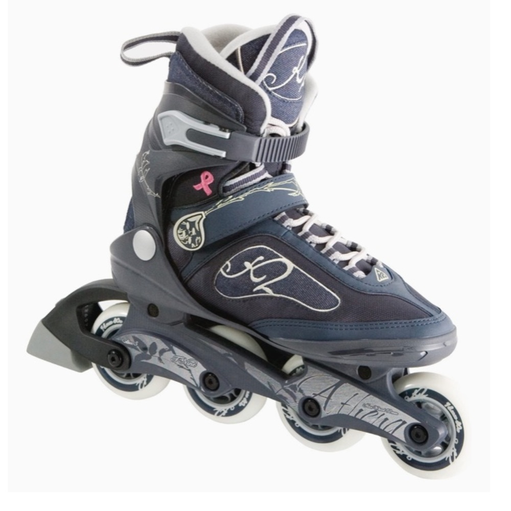 K2 Athena in-line skates, denim colorway